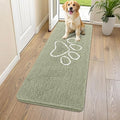 Smiry Dog Door Mat for Muddy Paws, Absorbent Dirt Trapper Non Slip Quick Dry by Smiry