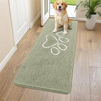 Smiry Dog Door Mat for Muddy Paws, Absorbent Dirt Trapper Non Slip Quick Dry by Smiry
