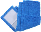 Beavorty 2Pcs Reusable Coral Fleece Mop Pads Durable Floor Mop Head Replacement for Home and Commercial Cleaning Machine Washable Cleaning Mop Cover for Hardwood and Tile Surfaces