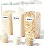 Pop Containers with Lids Stackable Food Storage Containers 6pc
