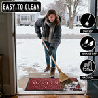 Yimobra Christmas Door Mat Outdoor Indoor 29.5x17, All-Weather Waterproof Front - Image 7