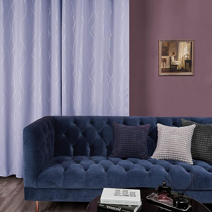 Deconovo Blackout Curtains, Thermal Insulated Soundproof Drapes - Image 3