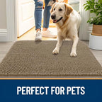 OLANLY Dog Door Mat for Muddy Paws 70x46, Absorbs Moisture and Dirt, Absorbent - Image 6