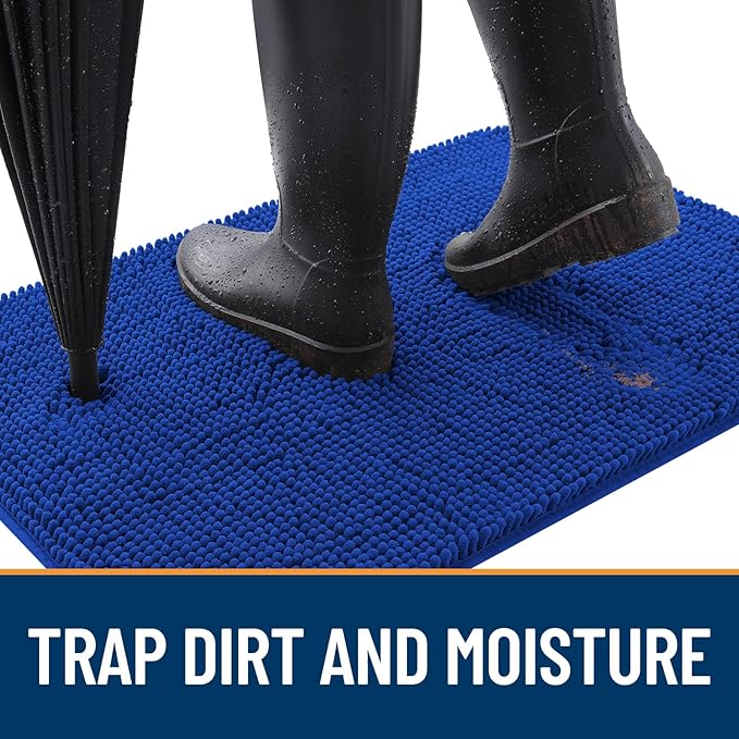 OLANLY Dog Door Mat for Muddy Paws 40x24, Absorbs Moisture and Dirt, Absorbent - Image 2