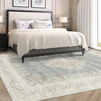 8x10 Area Rug Non Slip Boho Large Rug Entryway Indoor Mat Machine Throw Bedside - Image 3