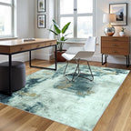 5x8 Area Rugs for Living Room Rug Washable: Abstract Rug for Dining Room - Image 3