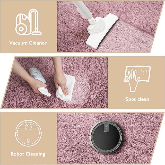 9x12 Fluffy Area Rugs for Living Room, Large Fuzzy Shag Area Rug for Bedroom - Image 5