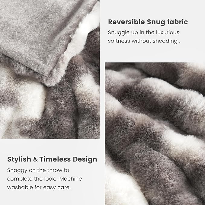 Cozy Bliss Faux Fur Throw Blanket - Image 7