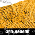 Smiry Dog Door Mat for Muddy Paws, Absorbent Dirt Trapper Non Slip Quick Dry - Image 5