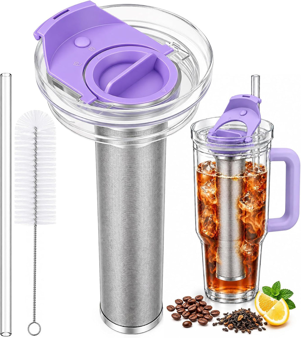 Cold Brew Maker & Infuser Lid Kit for Stanley Quencher H2.0 40oz
