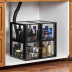 Vtopmart 4 Pack Large Stackable Storage Drawers, Black