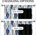 Beauoop 100% Blackout Curtains 84 Inches Long 2 Panels - Image 2