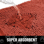 Smiry Dog Door Mat for Muddy Paws, Absorbent Dirt Trapper Non Slip Quick Dry - Image 5