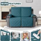 TAOCOCO 100% Waterproof Loveseat Recliner Covers 2 Seater, Split Loveseat Covers - Image 6