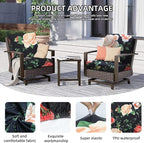 8Pcs Outdoor Cushion Covers, Patio Cushion Covers, Stretch Elastic Slipcovers - Image 3