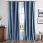 MIULEE 100% Blackout Linen Curtains by MIULEE