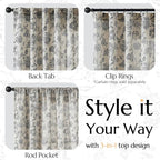 jinchan Linen Floral Curtains for Living Room - Image 5