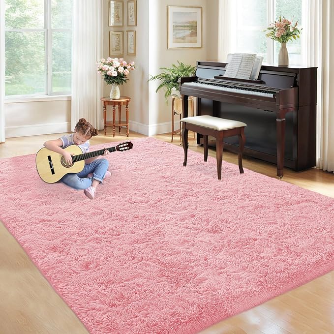 5x7 Area Rug for Living Room: Fluffy Shag Soft Washable Rugs Fuzzy Plush Indoor - Image 7