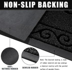 Yimobra Welcome Mats for Front Door 29.5x17, Heavy Duty Waterproof Outdoor Door - Image 3