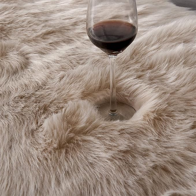 Arbosofe Ultra Soft Faux Fur Rug, Area Rugs, Kids Room Decor, 2 x 6 Feet - Image 6
