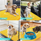 OLANLY Dog Door Mat for Muddy Paws 30x20, Paw Print Design, Absorbs Moisture - Image 7
