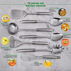 28 pcs Stainless Steel Kitchen Utensil Set