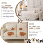 Boho Chenille Couch Cover for Dogs, Non Slip Sofa Cover, Couch Slipcover Covers - Image 4