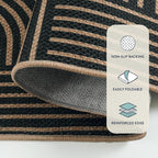 Lahome Modern Geometric Runner Rug, 2x6 Laundry Room Rug Runners - Image 5