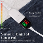 Electric Heated Throw Blanket Premium Soft 8 Heating Levels