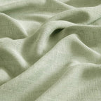 MIULEE Sage Green Short Linen Curtains 45 Inch Length 2 Panels - Image 4