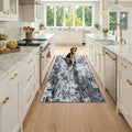 Washable Area Rugs 3x6 Non-Slip Modern Abstract Soft by RELEANY