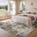 Rugflix 5x7 Area Rugs for Living Room, Washable Large Rug Stain-Resistant Low - Image 2