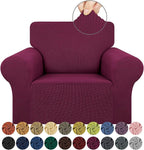KEKUOU Stretch Single Sofa Slipcover 1 Piece Couch Sofa Cover Furniture by KEKUOU
