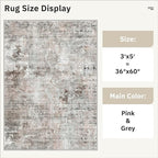 3x5 Rug, Abstract Small Area Rug - Image 5