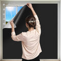 100% Blackout Curtains for Bedroom Portable Window Blinds Cover Adhesive by ZUNGOUMC