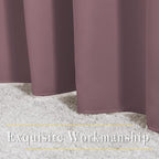 NICETOWN Blackout Dry Rose Curtains - Image 6