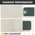 MIULEE 100% Blackout Linen Curtains - Image 7