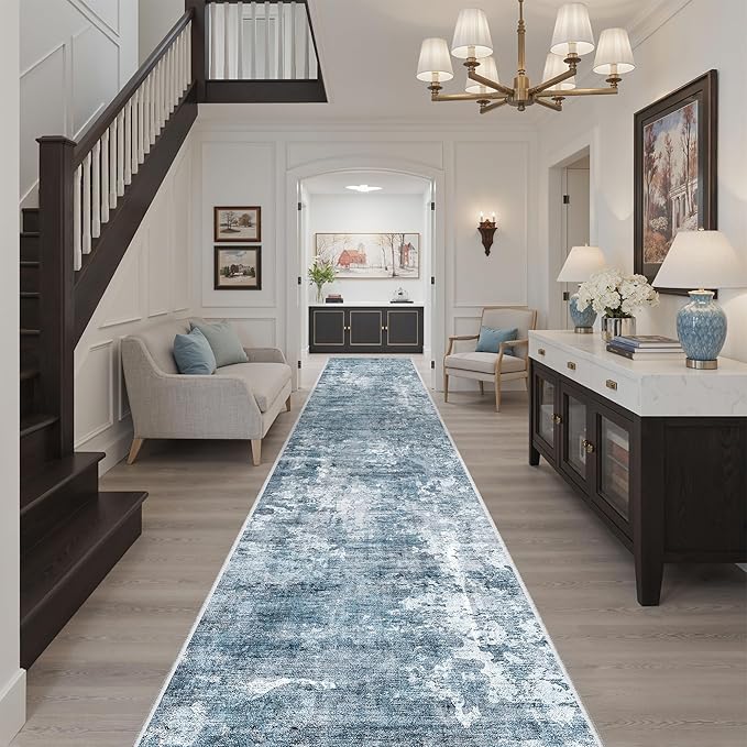 Runner Rug 2'6" x 16' Washable Non-Slip 2.5x16 ft Long Runner Rugs - Image 2