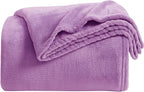 KMUSET Fleece Blanket Throw Size Lilac Lightweight Super Soft Cozy Luxury Bed by COZYBLANKETHappyHomeLife