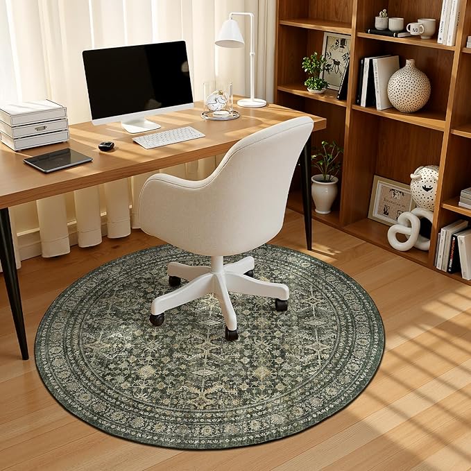 Lofus 4ft Area Rugs for Living Room, Soft Boho Carpets for Bedroom Dining Room - Image 4