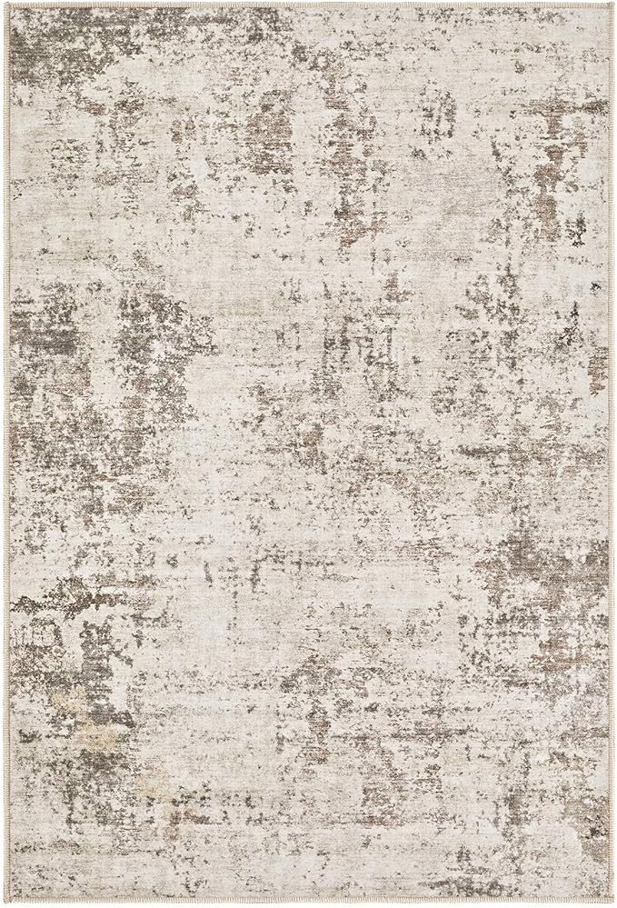 UERMEI 2x3 Entryway Area Rug: Washable Neutral Modern Abstract Small Rug - Image 9