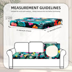 8Pcs Stretch Patio Cushion Covers, Outdoor Couch Covers Replacement, Outdoor - Image 2