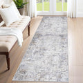 XLUEZ 2x8 Runner Rug for Hallway, Washable Modern Abstract Runner Rugs Neutral by XLUEZ