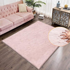 ORINOVA Pink Washable Fluffy 5x8 Area Rugs by ORINOVA