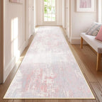 Washable Area Rugs 2'x6' Non-Slip Modern Abstract Soft - Image 7