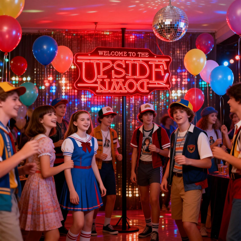 Welcome To The Upside Down Neon Sign LED Sign
