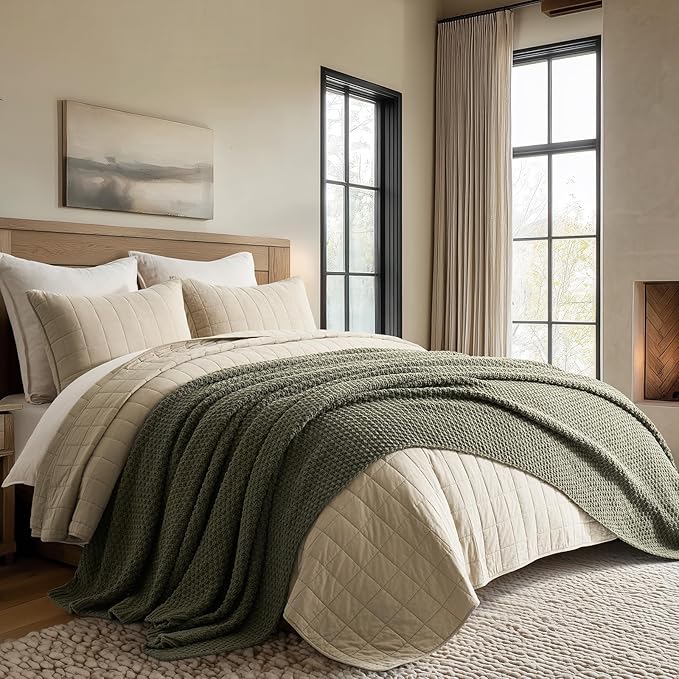 EVERGRACEHOME Chunky Chenille Knit Throw Blanket - Image 4