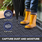 Mibao Front Door Mat, Heavy Duty Durable Welcome Mat - Image 3