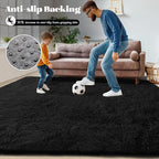 2x6 Runner Rug for Bedroom: Fluffy Shag Soft Washable Rugs Small Fuzzy Plush - Image 7