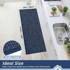 BEQHAUSE Kitchen Runner Rugs 24"x60", Non-Slip Kitchen Mats - Image 2